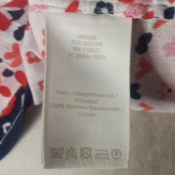 Boden Cotton Lightweight Floral Print Tie Neck Peasant Blouse Size 4 - Picture 8 of 8